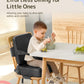 Homeal Booster Seat For Kitchen Chair, Breathable Toddler Booster Seat For Dining Table With Backrest And Adjustable Straps, Por
