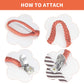 Duludulu 7 Pcs Braided Pacifier Clips For Boys And Girls, Pacifier Holder Baby Binky Clips Handmade Cotton Modern Unisex Pacifie