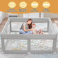 Hiaksedt Baby Playpen With Mat Small Playpen For Babies And Toddlers 50 X 50 Inch Baby Fence Playards