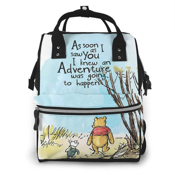 Ichika Nakano Cute Diaper Bag Cartoon Diaper Bag Backpack Bear Mom Waterproof Large Nappy Bags for Women