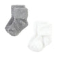 Hudson Baby Unisex Baby Cotton Rich Newborn And Terry Socks, Solid Blue Gray 8 Pack Chenille, 6-12 Months