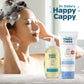 Happy Cappy Baby Shampoo And Body Wash And Moisturizing Cream Bundle - Eczema Body Wash And Lotion For Kids, Toddler, Adults, He