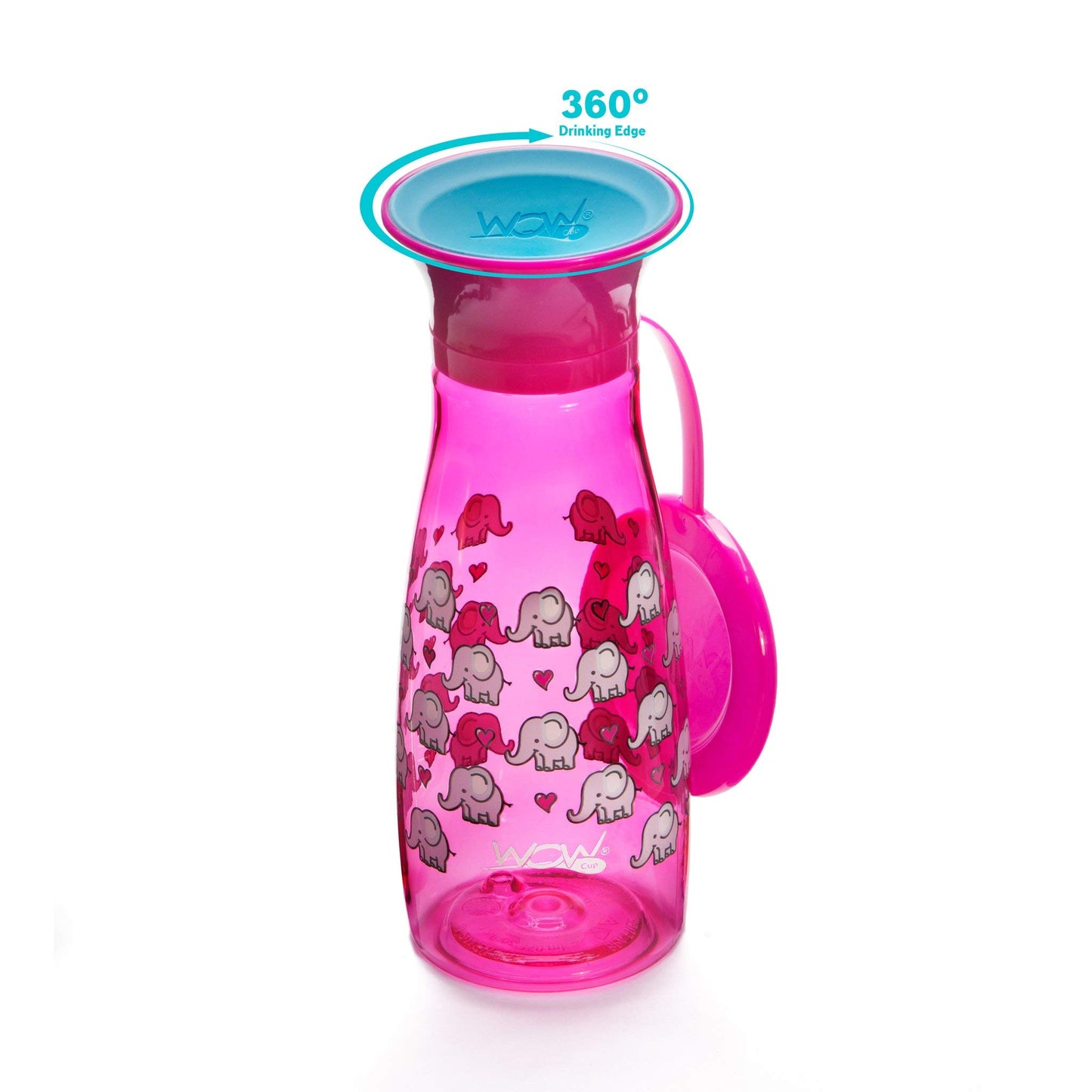 Wow Cup Mini 360 Sippy Cup, Pink, 12 Oz / 350 Ml