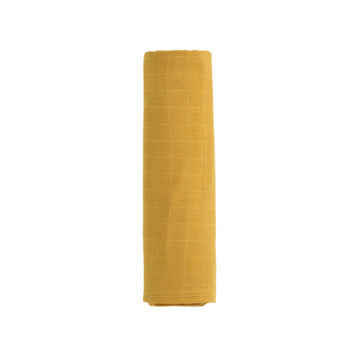 Cot & Candy Baby Organic Muslin Swaddle WrapMustard
