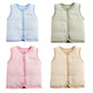Monvecle Baby Cotton Warm Vests Unisex Infant To Toddler Light Padded Waistcoat Blue Stripe 9-12M