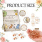 Winnie Pacifier Hunt Sign For Baby Shower Game, 50Pcs Brown Mini Pacifiers Decor For Baby Shower, Classic Winnie Baby Shower Bir