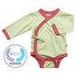 Babysoy Baby Girls' Kimono Bodysuit - Tea - 0-3 Months