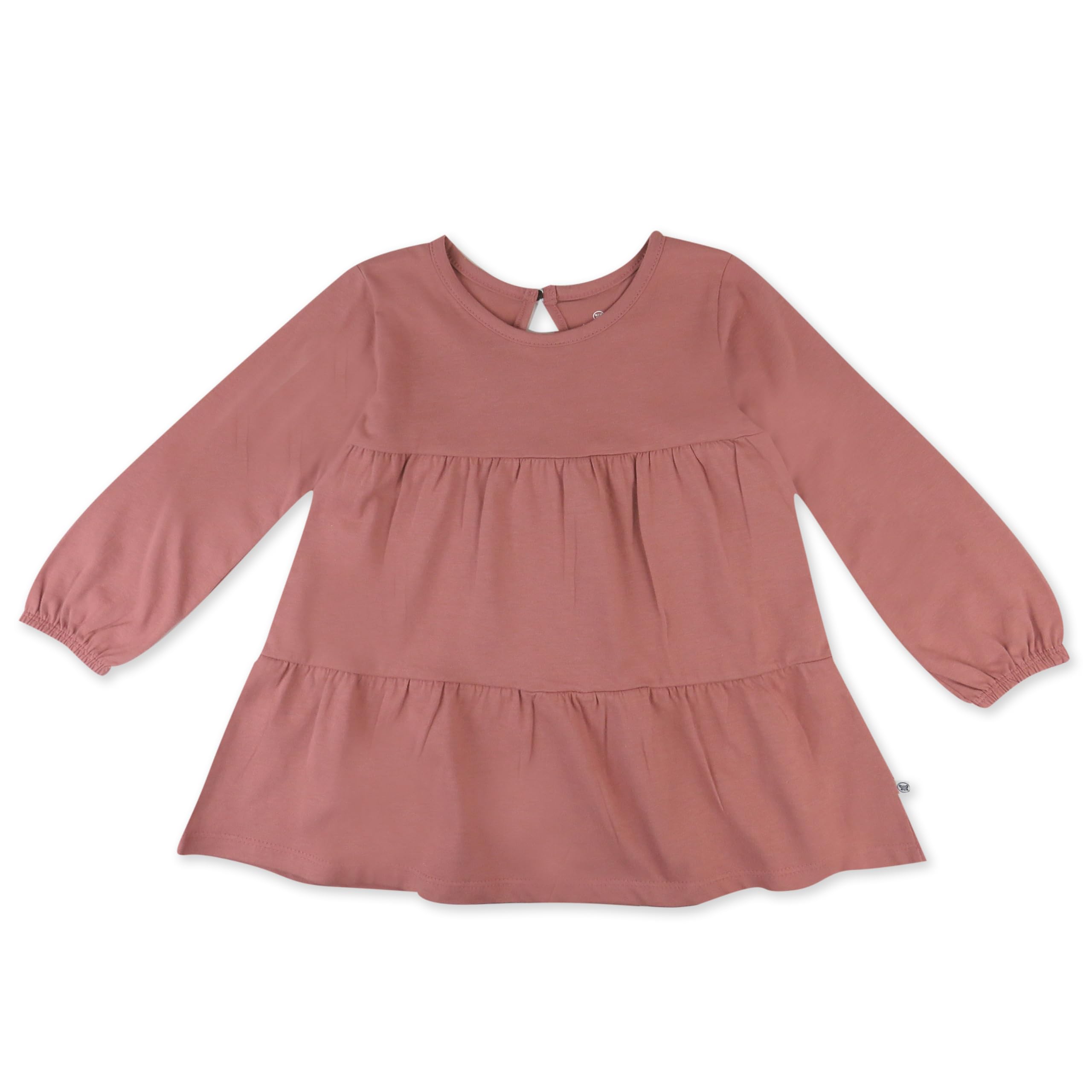 Honestbaby Long Sleeve Tiered Dress,Girl,Ash Rose,7 Years – WBBAPB0D5FYVLW3