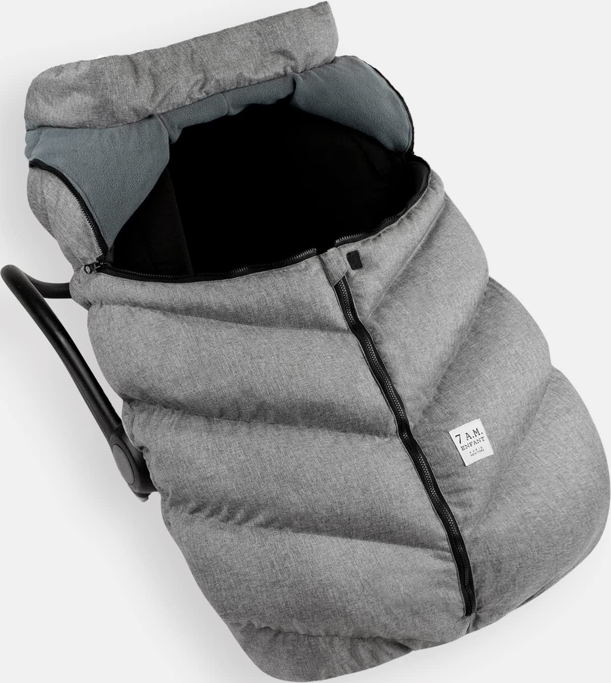 7AM Enfant Car Seat Covers - Cocoon Baby Cover for Boys & Girls, Rain & Snow Repellent, Breathable Windproof, Center Zipper, Uni