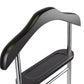 Proman Product Vl17028 With Wooden Hanger, Tray & Trouser Bar Valet Stand, Black