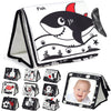 EverLove Tummy Time Mirror for Babies - Black and White Tummy Time Toys for Infants - High Contrast Baby Toys for Newborn - Baby
