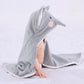 Tbezy Baby Hooded Towel With Unique Animal Design Ultra Soft Thick Cotton Bath Towel For Newborn (Hippo)