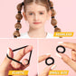 Ygdz 300Pcs Black Cotton Hair Ties: Mini Elastic Ponytail Holders And Seamless Hair Bands For Little Girls, Kids, And Toddlers