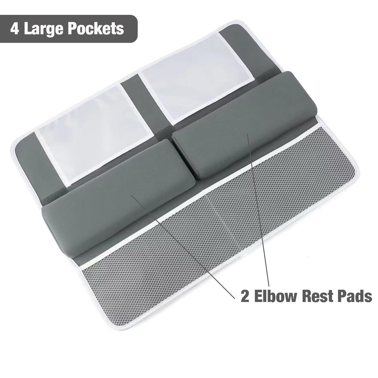 Pandaear Comfortable Baby Bath Kneeler And Elbow Rest Pad Set, Non-Slip Bathtub Kneeling Pad For Bathing Baby Tub Knee Mat, Bath