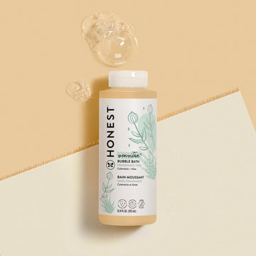 The Honest Company Purely Simple Bubble Bath, Fragrance Free, 12 Fluid Ounce