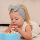 Jollybows 8Pcs Nylon Headbands For Baby Girls Infant Baby Bows Newborn Hairbands Toddler Hair Bow Elastics Head Wraps
