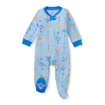 Burt'S Bees Baby Girls Footed One-Piece Pajamas, Sleep And Play Loose Fit, 100% Organic Cotton, Sizes Nb To 6-9 Months