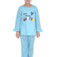 MMShopy Stylish Baby Girls Printed Hosiery Cotton Top & Pyjama Set (Blue, 23 Years)
