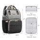 Diaper Bag Backpack For Women, Baby Bags For Girls,Diaper Bag With Changing Pad, And Insulated Pockets (Dark Grey +Light Grey)