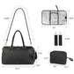 Iniuniu Diaper Bag Tote, Large Diaper Baby Bag With Cosmetic Bag Changing Pad, Multifunction Waterproof Travel Bag Mommy Bag, Bl