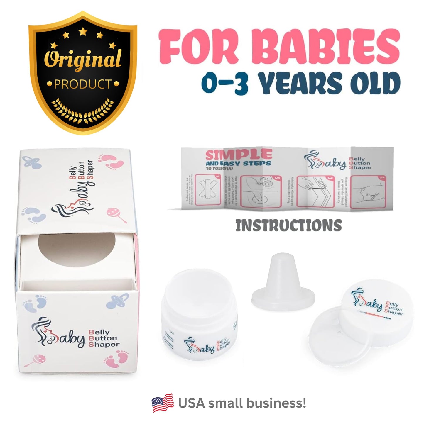 Baby Belly Button Shaper Plug - Baby Belly Band - Hernia Belt - Baby Belly Button Band - Umbilical Hernia Belt Baby - Baby Stoma