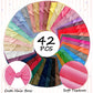 Janinka Baby Girl Hairband, 42 Pcs Nylon Headbands With Bows Knotted Children Soft Hair Accessories For Kids Baby Girls Boys New