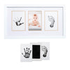 Pearhead Baby Hand And Footprint Kit - Inkless No Mess Clean-Touch Ink Pad, Newborn Keepsake Frame, Nursery Decor Essentials, Pe