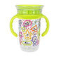 Nuby 2-Handle 360 10 Oz Tritan Cup, Colors/Prints May Vary