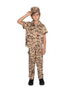 Jason Party Army Costume for Kids Soldier Costume Military Costumes for Boys-SDesert-M