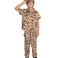 Jason Party Army Costume for Kids Soldier Costume Military Costumes for Boys-SDesert-L