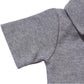 Teach Leanbh Baby Boys Pure Color Cotton Short Long Sleeve Polo Bodysuit 3-24 Months (Grey, 24 Months)