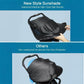 Pandaear Sun Shade For Baby Stroller Car Seats, Universal Strollers Cover Waterproof Toddler Stroller Canopy Windshield, Upf 40+