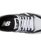 New Balance Baby 480 V1 Lace-Up Sneaker, Black/White, 3 Wide Us Unisex Infant