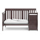 Storkcraft Portofino All-in-One Convertible Crib & Changer (Pebble Gray) - GREENGUARD Gold Certified, Fits Standard Crib Mattres