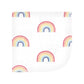 Hudson Baby Unisex Baby Flannel Washcloths, Creative Rainbow 12Pk, One Size