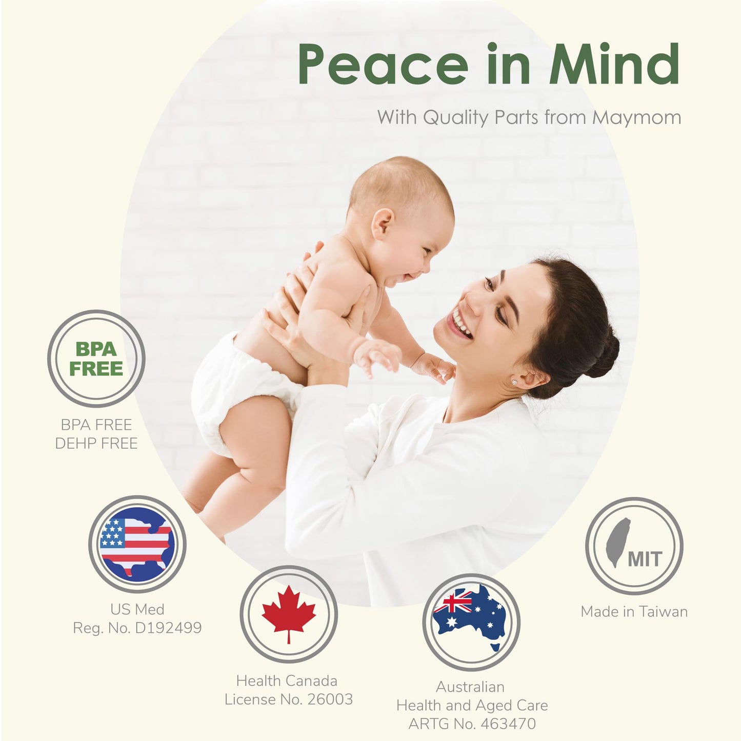 Maymom Duckbill Valve With Pull Tab Compatible With Medela/Spectra/Avent Scf332/334/394/391/430/330/Motif Luna; Replacement Valv