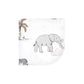 Hudson Baby Unisex Baby Flannel Cotton Washcloths 10-Pack, Neutral Safari World, One Size