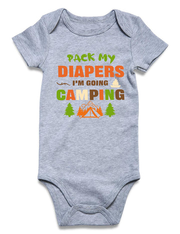 Unicomidea Toddler Rompers Baby Short Sleeve Infant Outfit Girls Bodysuit Letter Outfit Of Shit Pack My Diapears,Funny Baby Clot