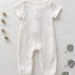 Saeaby Baby Girl Clothes Summer Outfit Infant White Jumpsuit Short Sleeve Romper Bodysuit Newborn Clothes One Pieces Outfit For