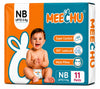 Meechu Baby Diaper Pants, New Born | Super Comfort & 360 Leak Lock Protection | Breathable & Skin Friendly Disposable Diapers Fo