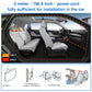 Smart Baby Car Mirror With Lights, Voice Control Safety Car Seat Mirror For Baby Rear Facing Infant With Wide Crystal Clear View