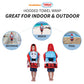 Franco Thomas & Friends Kids Beach/Pool/Bath/Camping Hooded Towel Poncho 24' X 22', Absorbent Cotton Cover Up, (Official Licen