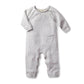 Hope & Henry Baby Raglan Sweater Romper Light Heather Grey