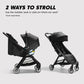 Baby Jogger City Tour 2 Ultra-Compact Travel Stroller, Jet, Lightweight, Foldable, Ideal For Traveling