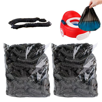 Ouliget Potty Chair Liners With Elastic, Portable Potty Training Bags, Potty Refill Liners Disposable For Toddlers Kids And Baby
