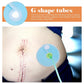 28 Packs Feeding Tube Pads G Tube Covers Gtube Pads Button Pads Holder, Peritoneal Abdominal Dialysis Peg Tube Supplies Feeding