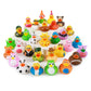WQTHE 120 Pack Rubber Duck for Jeeps Ducking - 2.3 Inch Bulk Floater Duck for Kids - Baby Bath Toy Assortment - Party Favors, Bi