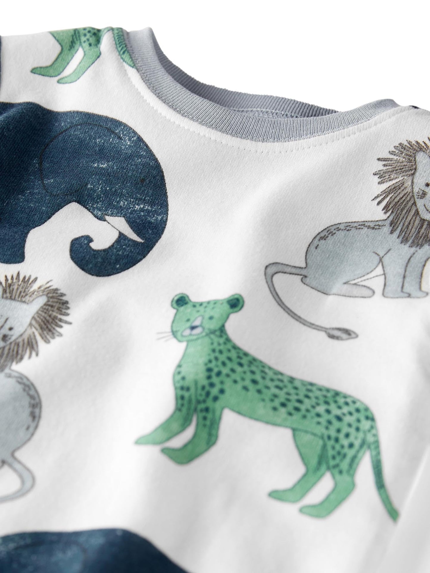 Little Planet By Carter'S Baby 2-Piece Pajamas Made With Organic Cotton, Safari, 6M