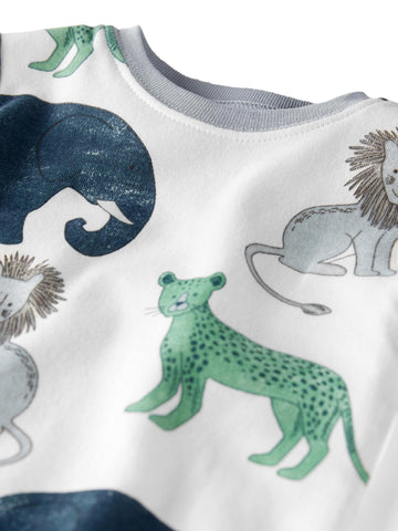Little Planet By Carter'S Baby 2-Piece Pajamas Made With Organic Cotton, Safari, 6M