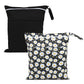 eaxin Wet Dry Bags 2 Pack,Waterproof Reusable Travel Bags for Swimsuits,Baby Cloth Diapers,Beach,Pool,Gym Bag & Wet Clothes with